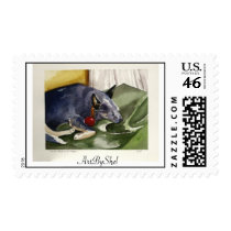 have ball will sleep, ArtByShel - Customized postage