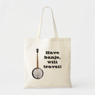 Have Banjo, Will Travel tote bag bag
