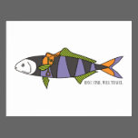 Have Fish, Will Travel postcard
