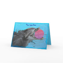 Have fun with a dolphin (template 2) cards by cardtricks Have fun with a dolphin (template 2) cards