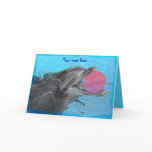Have fun with a dolphin (template 2) cards