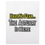 Have No Fear, The Actuary Is Here Letterhead Design