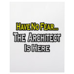 Have No Fear, The Architect Is Here Letterhead Design
