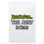 Have No Fear...The Aunt Is Here Stationery