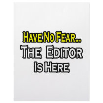 Have No Fear, The Editor Is Here Customized Letterhead