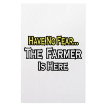 Have No Fear, The Farmer Is Here stationery by Farmer_Shirts Have No Fear, The Farmer Is Here stationery