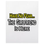 Have No Fear...The Girlfriend Is Here Customized Letterhead
