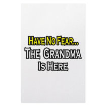 Have No Fear...The Grandma Is Here stationery by Proud_Grandma_Shirts Have No Fear...The Grandma Is Here stationery