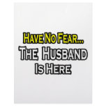 Have No Fear...The Husband Is Here Letterhead Design