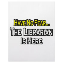 Have No Fear, The Librarian Is Here Letterhead Design