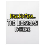 Have No Fear, The Librarian Is Here Letterhead Design