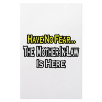 Have No Fear...The Mother-In-Law Is Here stationery