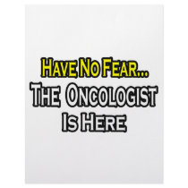 Have No Fear, The Oncologist Is Here Letterhead Design