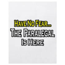 Have No Fear, The Paralegal Is Here Custom Flyer