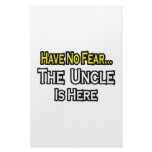Have No Fear...The Uncle Is Here Personalized Stationery