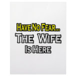 Have No Fear...The Wife Is Here Letterhead Design