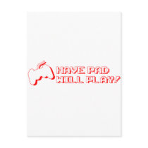 Have Pad, Will Play - Video Games Gamer Gaming postcards by CasuallyHardcore Have Pad, Will Play - Video Games Gamer Gaming postcards