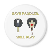Have Paddles Ping Pong Magnets