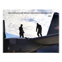“Have patience to walk with short steps until you Custom Invitation
