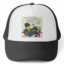 Have Red Ink? Change the Printer Cartridge. Mesh Hat