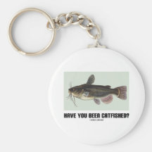 Have You Been Catfished? (Catfish Illustration) Keychain