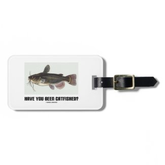 Have You Been Catfished? (Catfish Illustration) Tags For Luggage