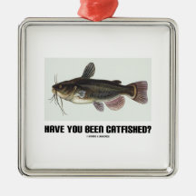 Have You Been Catfished? (Catfish Illustration) Christmas Ornaments