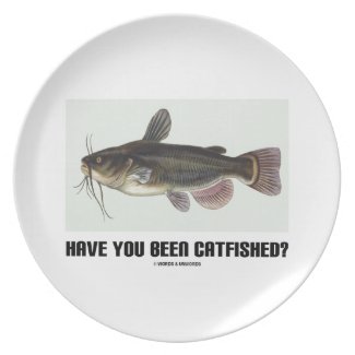 Have You Been Catfished? (Catfish Illustration) Party Plate
