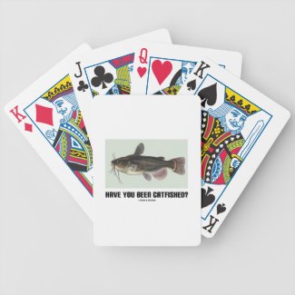 Have You Been Catfished? (Catfish Illustration) Bicycle Card Deck