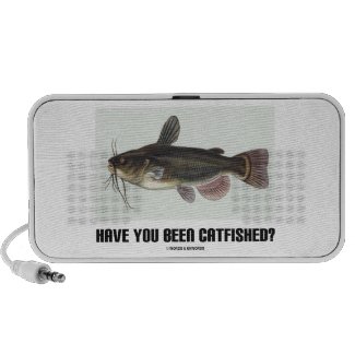 Have You Been Catfished? (Catfish Illustration) Notebook Speaker