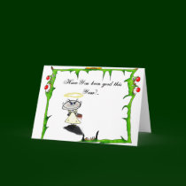 Have YOU been good this year?-Xmas Card