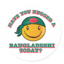 Have you hugged a Bangladeshi today? Sticker