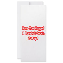 Have You Hugged A Baseball Coach Today? rack cards by baseballcoachshirts Have You Hugged A Baseball Coach Today? rack cards