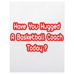 Have You Hugged A Basketball Coach Today? Letterhead Design