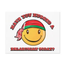 Have you hugged a Belarusian today? Postcard