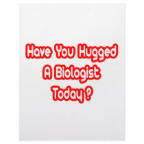 Have You Hugged A Biologist Today? Letterhead Template