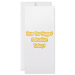 Have You Hugged A Brazilian Today? Custom Rack Cards