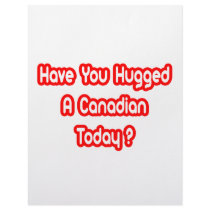Have You Hugged A Canadian Today? Customized Letterhead