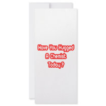 Have You Hugged A Chemist Today? rack cards by chemistshirts Have You Hugged A Chemist Today? rack cards