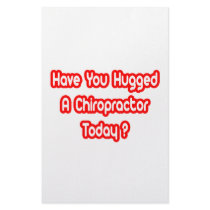Have You Hugged A Chiropractor Today? Personalized Stationery