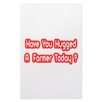 Have You Hugged A Farmer Today? stationery by Farmer_Shirts Have You Hugged A Farmer Today? stationery