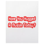 Have You Hugged A Muslim Today? Letterhead Design