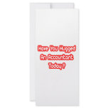 Have You Hugged An Accountant Today? Personalized Rack Card