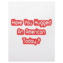 Have You Hugged An American Today? letterhead