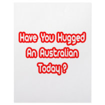 Have You Hugged An Australian Today? letterhead
