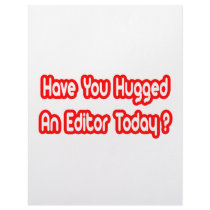 Have You Hugged An Editor Today? letterhead