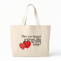 Have You Hugged Someone With Autism Today (Hrts) Tote Bags