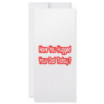 Have You Hugged Your Dad Today? Rack Card Design