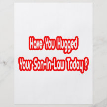 Have You Hugged Your Son-In-Law Today? Flyer