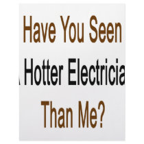 Have You Seen A Hotter Electrician Than Me letterhead